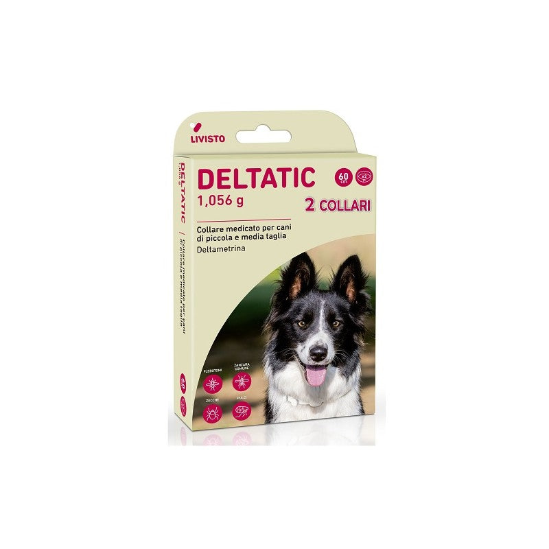Deltatic 2 Collari per Cani di taglia Piccola e Media 60 cm