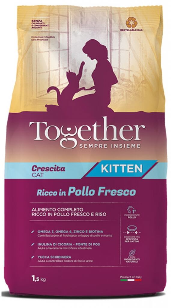Togheter Kitten con Pollo Fresco 1,5 Kg