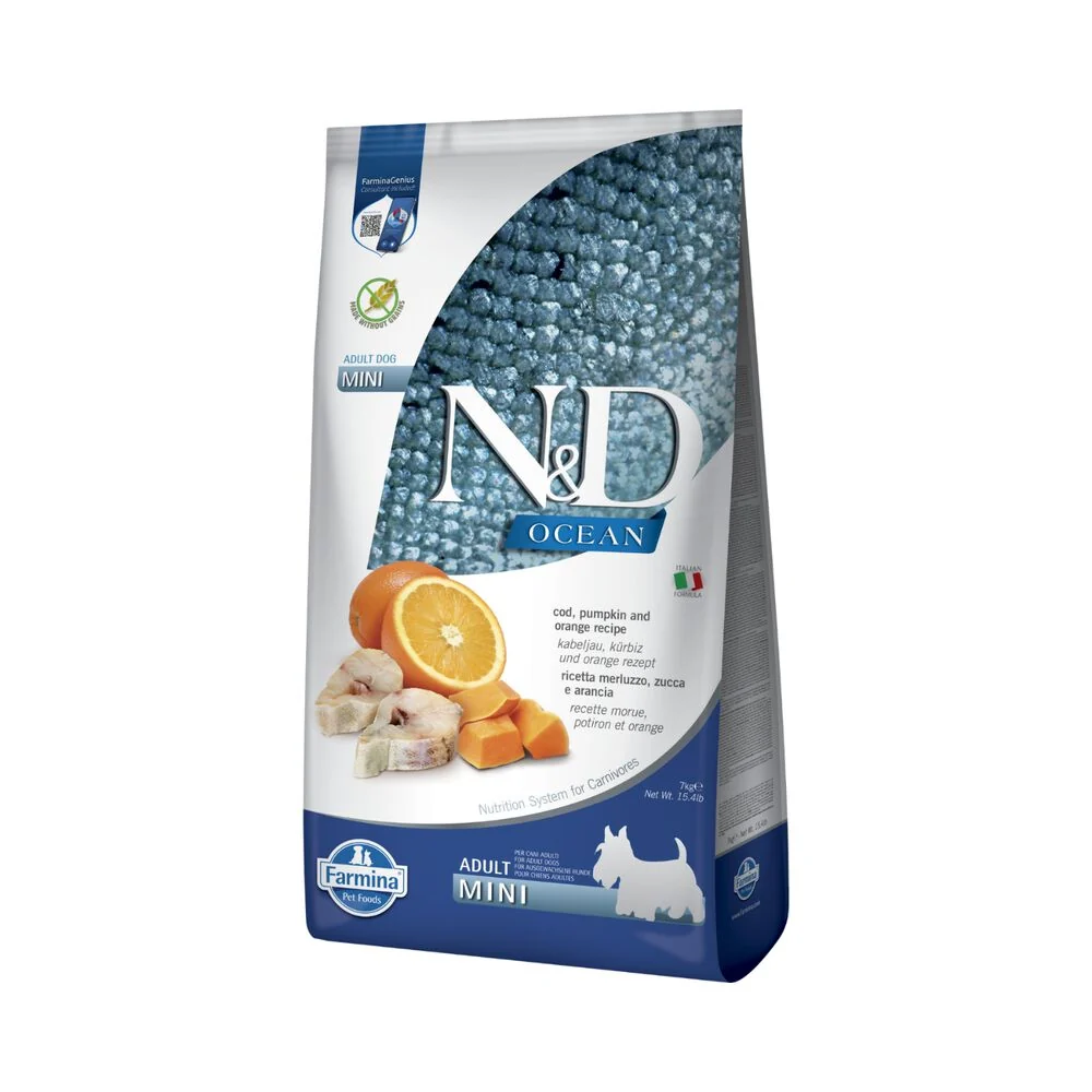 Farmina ND Adult Mini Merluzzo e Zucca 800 g