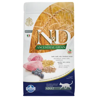 Farmina N&D Adult Agnello, farro, avena e mirtillo 300 gr