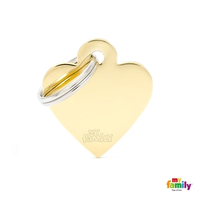 My Family Medaglietta Cuore Piccolo Oro