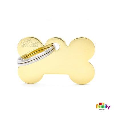 My Family Medaglietta Osso Piccolo Oro