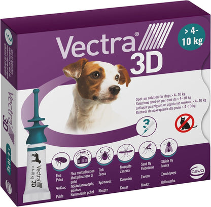 Vectra 3D Cani 4-10  KG 3 Pipette