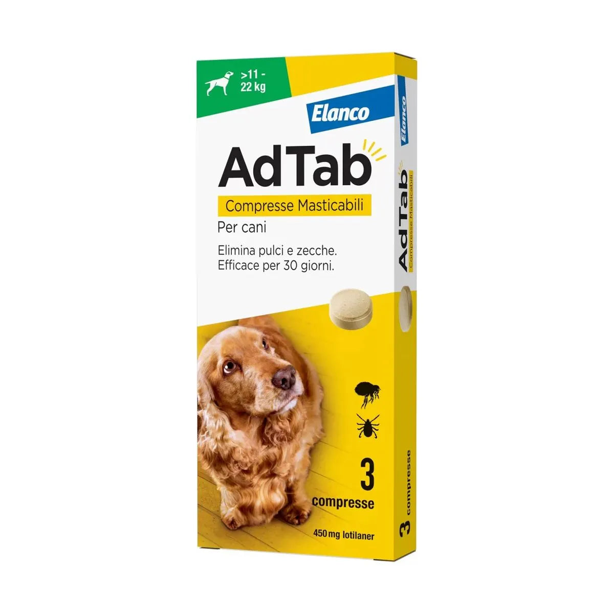 AdTab Compresse masticabili Cani 11-22  kg