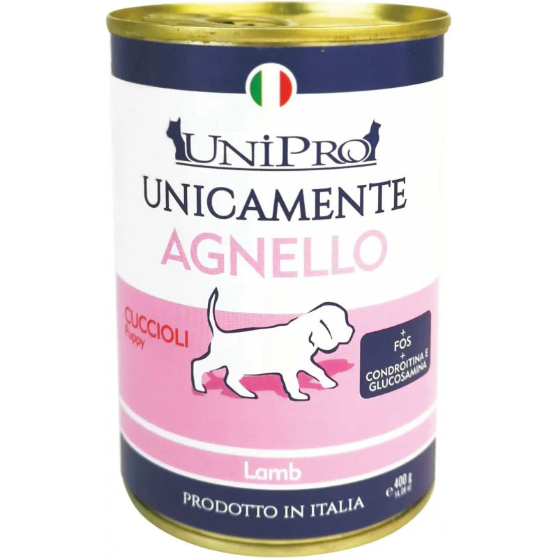 Unipro Unicamente Agnello Cuccioli 400 gr