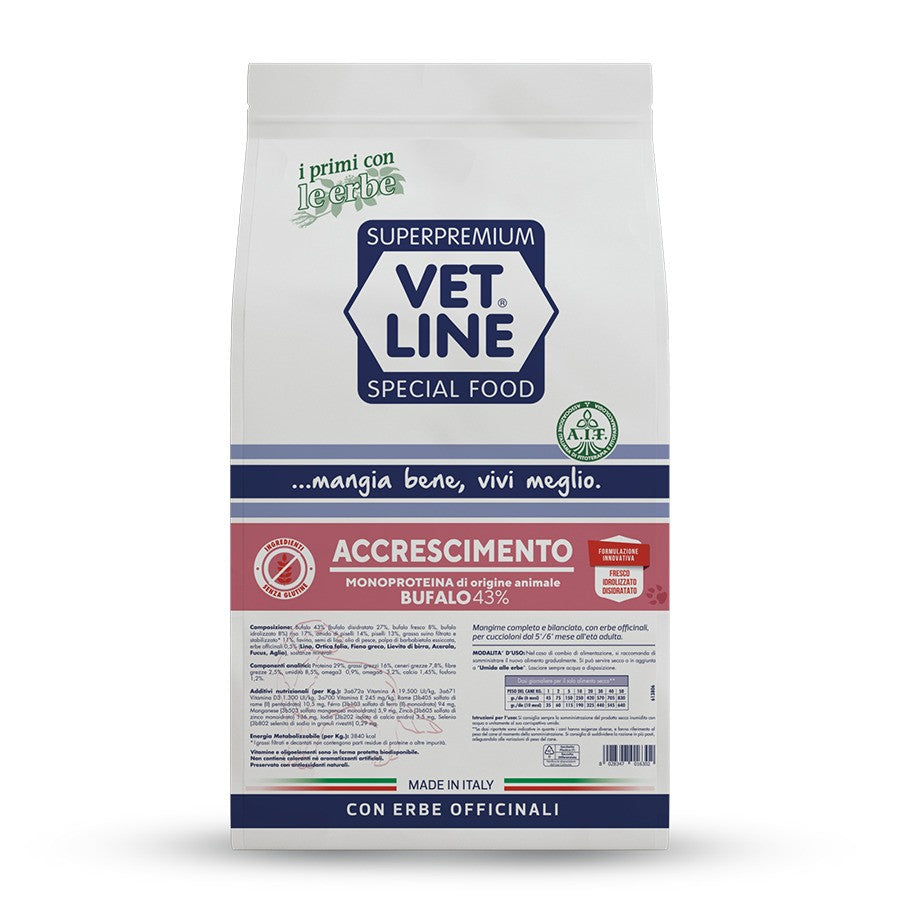 Vetline Accrescimento Bufalo 3 kg