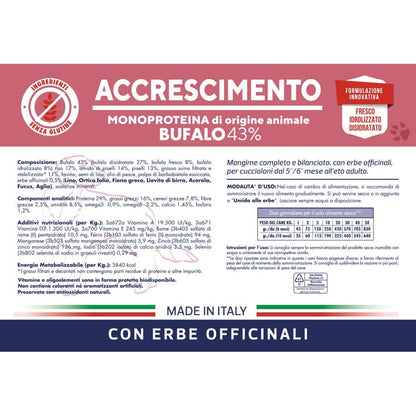 Vetline Accrescimento Bufalo 12,5 kg