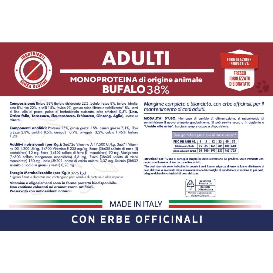 Vetline Adulti Bufalo 12,5 kg