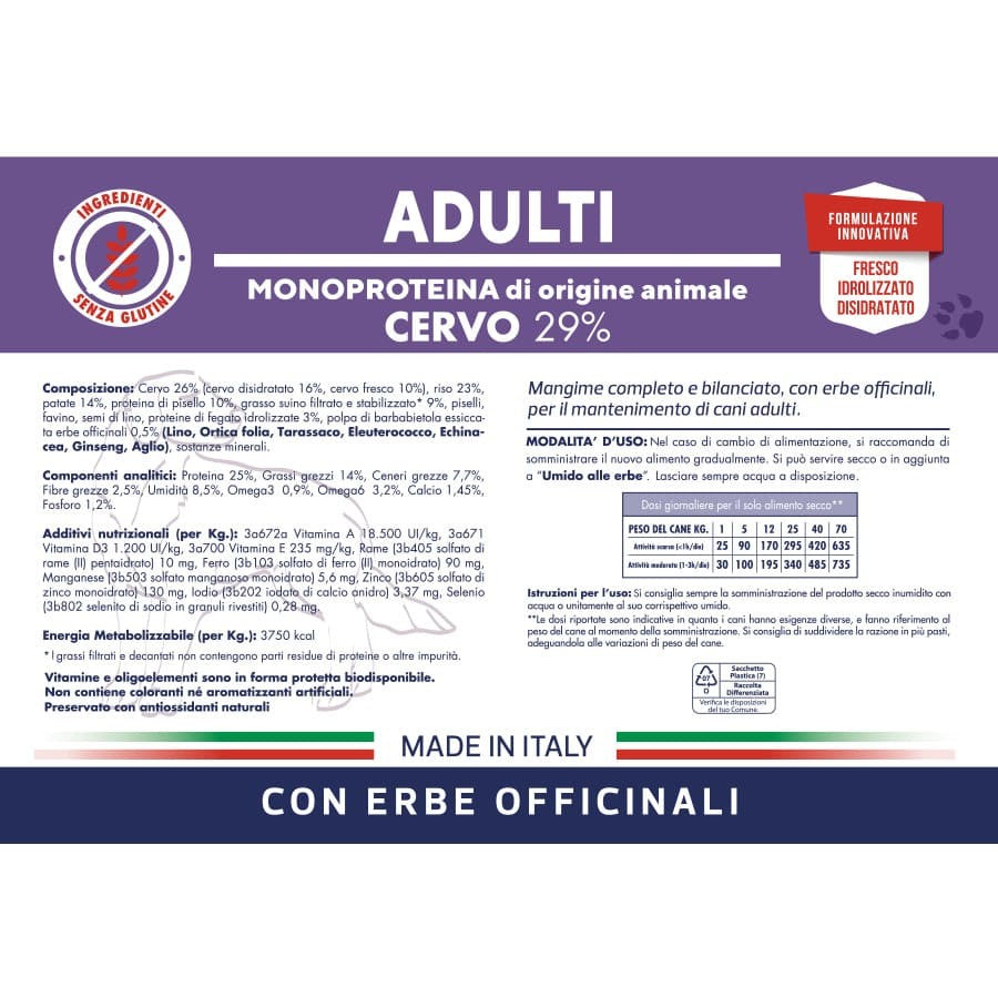 Vetline Adulti Cervo 3 kg