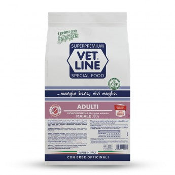 Vet Line Adulti Maiale 3 kg