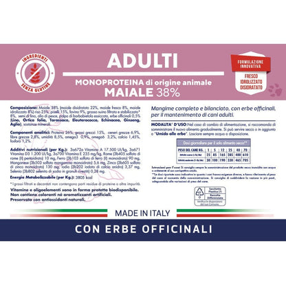 Vet Line Adulti Maiale 3 kg