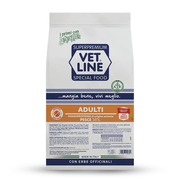 Vetline Adulti Pesce 12,5 kg