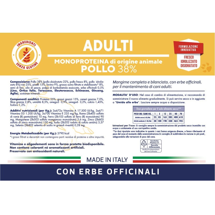 Vetline Adulti Pollo 3 kg