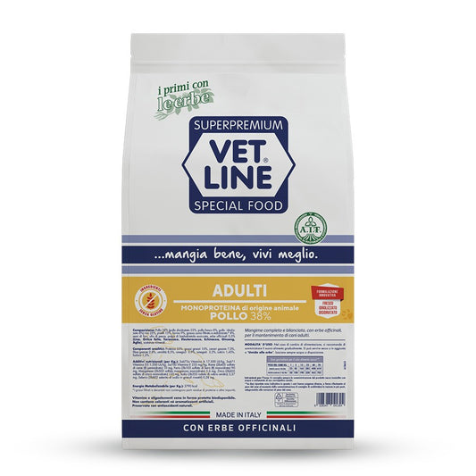Vetline Adulti Pollo 12,5 kg