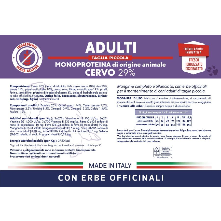 Vetline Adulti Taglia Piccola Cervo 800 gr
