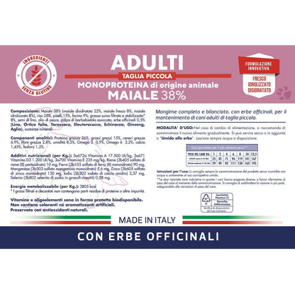 Vetline Adulti Taglia Piccola Maiale 12,5 kg