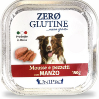 Unipro Zero Glutine Mousse e Pezzetti Manzo 150 gr