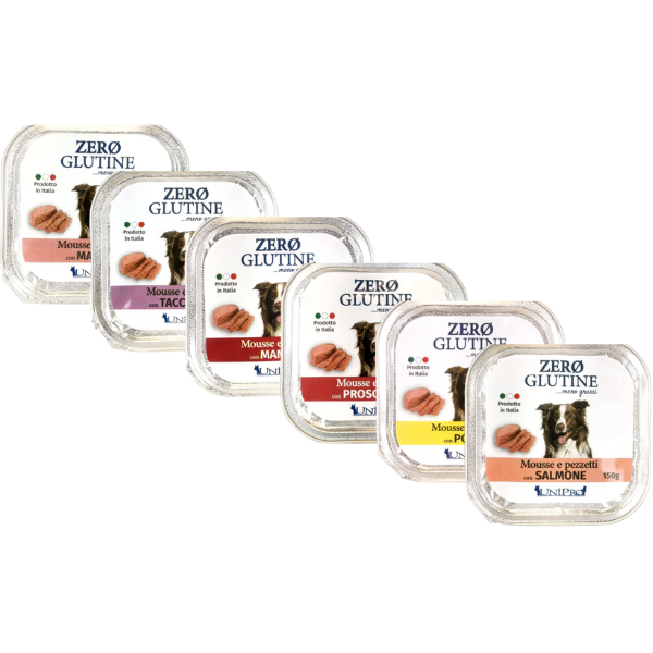 Unipro Zero Glutine Mousse e Pezzetti Manzo 150 gr