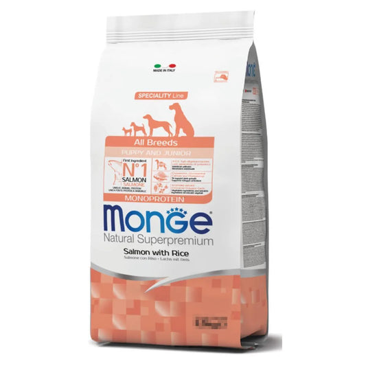 Monge Puppy and Junior Monoprotein Salmone 800 gr