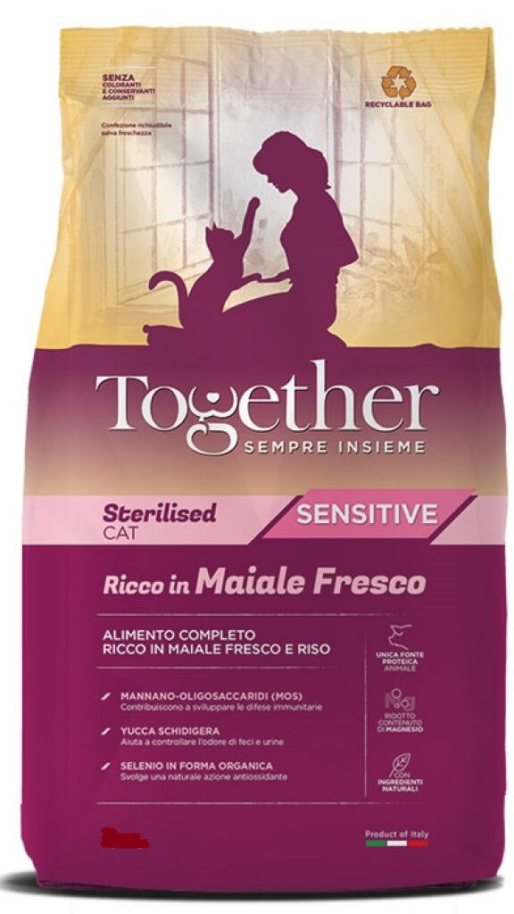 Togheter Sterilised Sensitive con Maiale Fresco 1,5 kg
