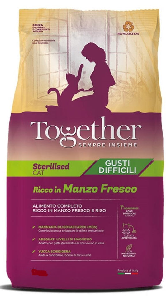 Togheter Sterilised Gusti Difficili con Manzo Fresco 6 kg
