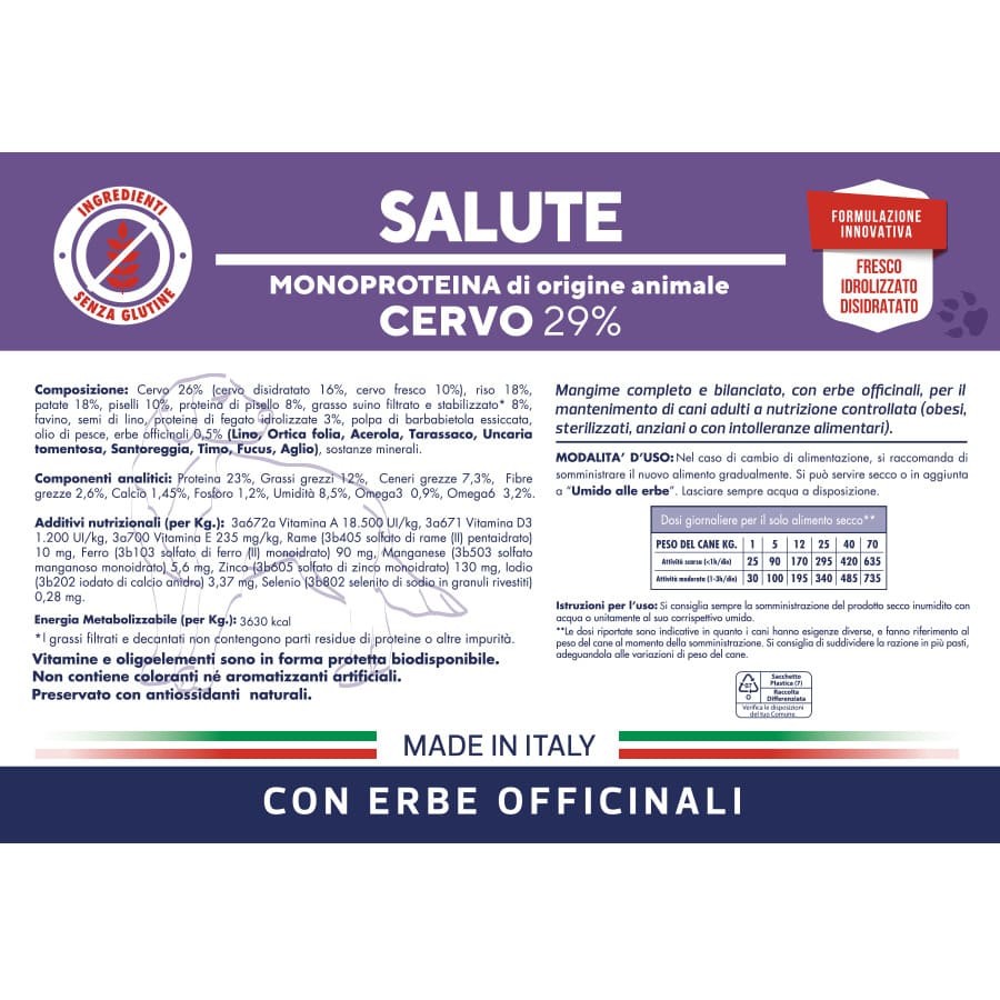 Vet Line salute cervo 12,5 kg
