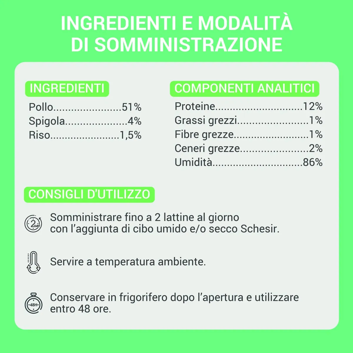 Schesir Scatolette Pollo con Spigola 70 gr