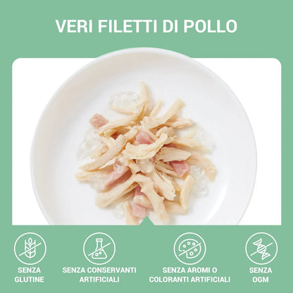 Schesir Scatolette Pollo con Spigola 70 gr