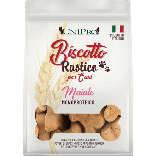 Unipro Biscotto Rustico Monoproteico Maiale 300 gr