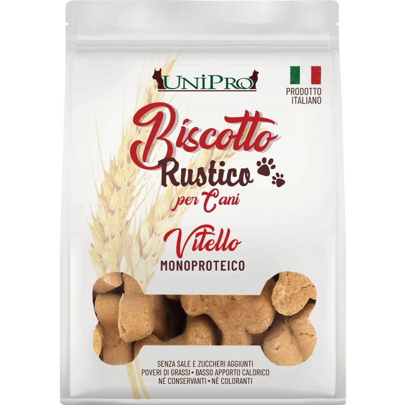 Unipro Biscotto Rustico Monoproteico Vitello 300 gr