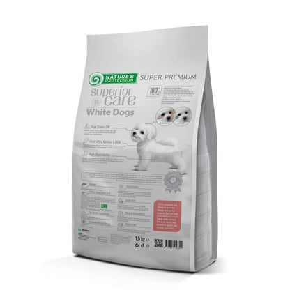 Nature's Protection White Dogs Starter All Breed Salmone 1,5 kg